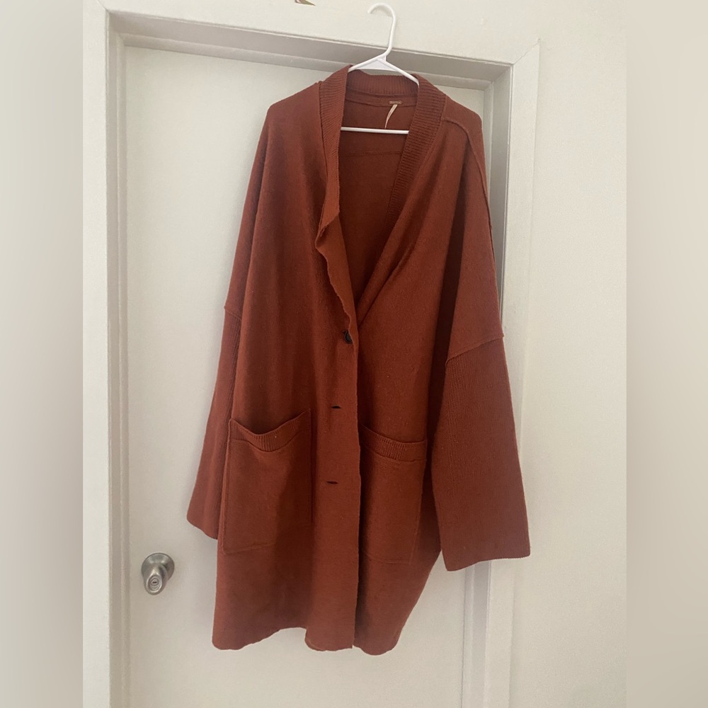 Free people Fall comfy Wool coat Large